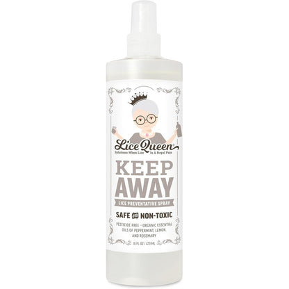 Lice Queen Keep Away Lice Preventative Spray front view natural treatment