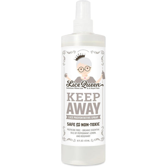 Lice Queen Keep Away Lice Preventative Spray front view natural treatment