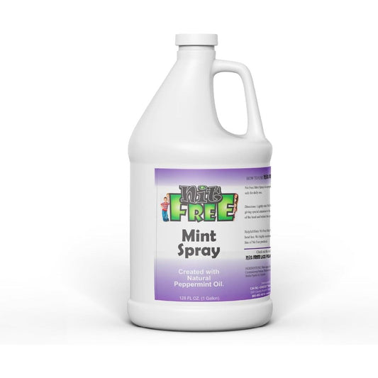 Nit Free Terminator Mint Head Lice Spray Refill 128 Ounce front view