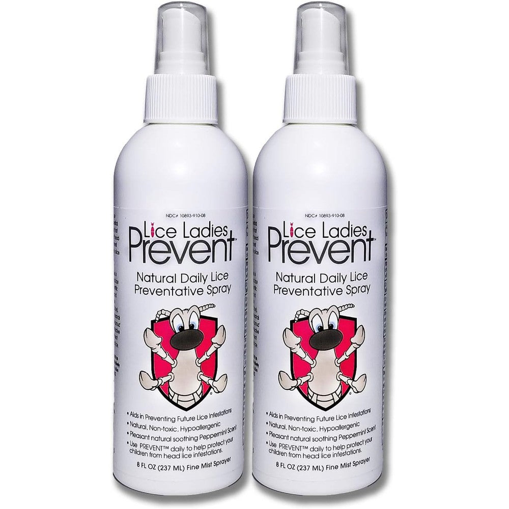 Lice Ladies Prevent Lice Prevention Spray 2-pack front view for daily hair protection