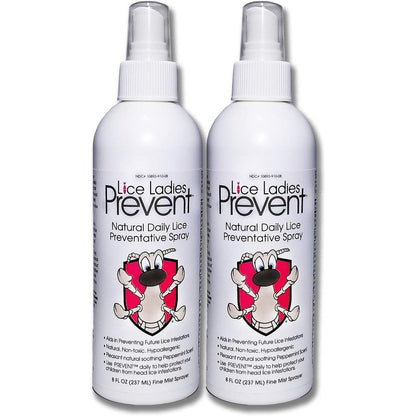 Lice Ladies Prevent Lice Prevention Spray 2-pack front view for daily hair protection