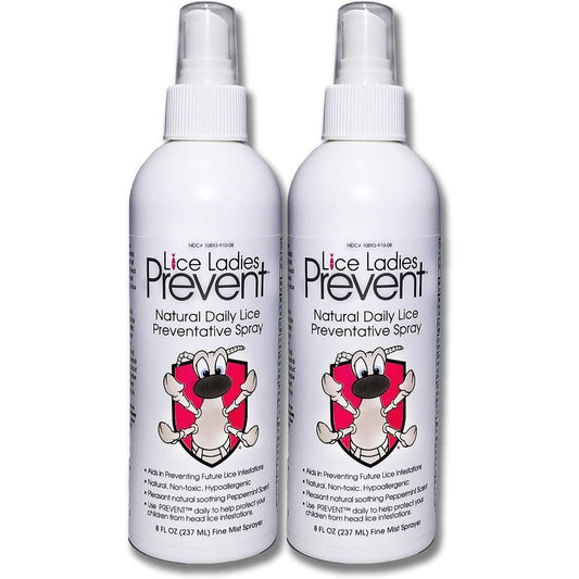 Lice Ladies Prevent Lice Prevention Spray 2-pack front view for daily hair protection
