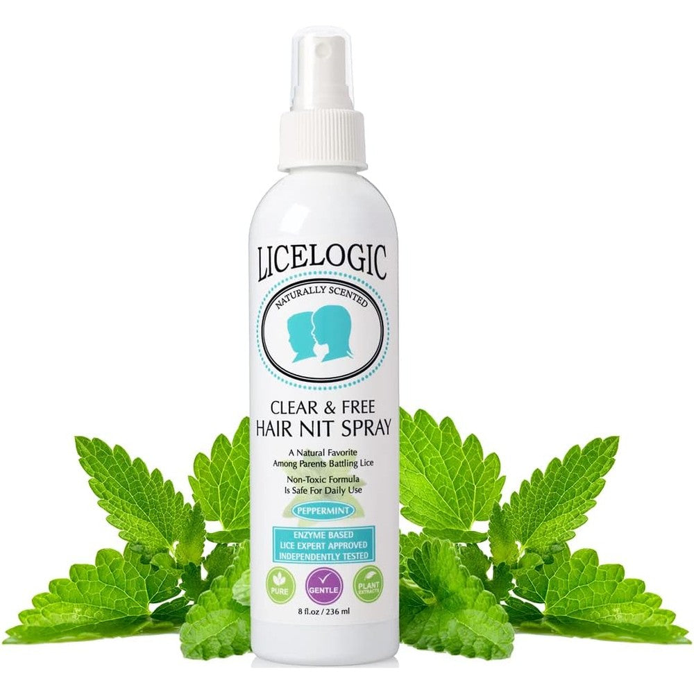 Logic Products LiceLogic Peppermint Lice Treatment Spray 8 Ounce front view