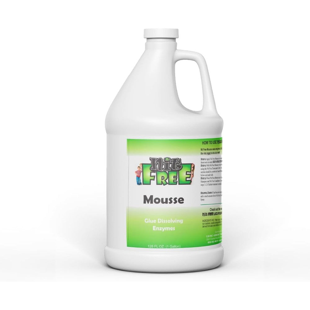 Nit Free Terminator Head Lice Mousse 1 Gallon front view professional lice treatment