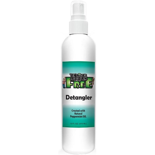 Nit Free Peppermint Head Lice Detangling Spray front view bottle