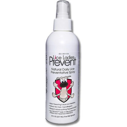 Lice Ladies Prevent Natural Daily Lice Preventative Spray front bottle view