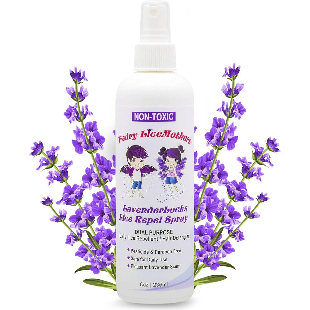 Fairy LiceMothers LavenderLocks Lice Prevention Spray front view authentic import