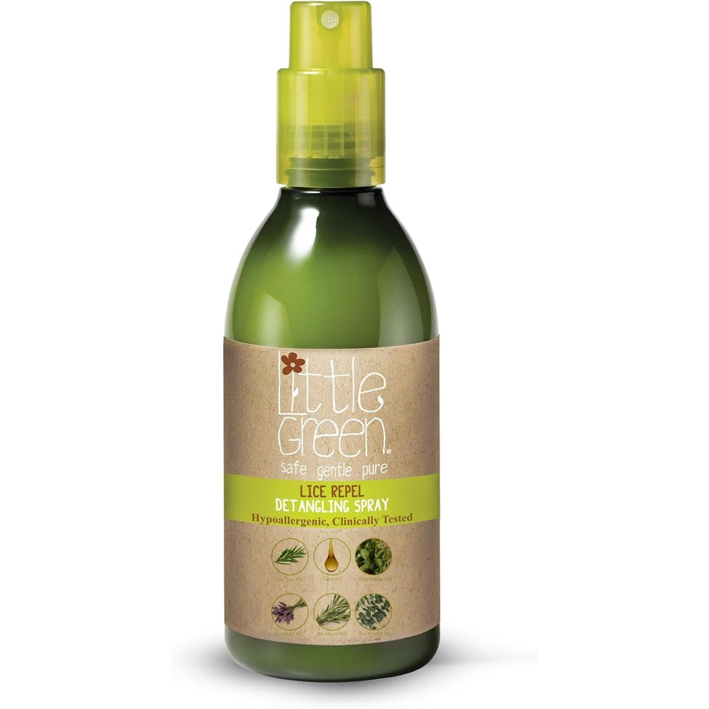 Little Green Kids Lice Guard Detangler 240ml front bottle view for lice prevention