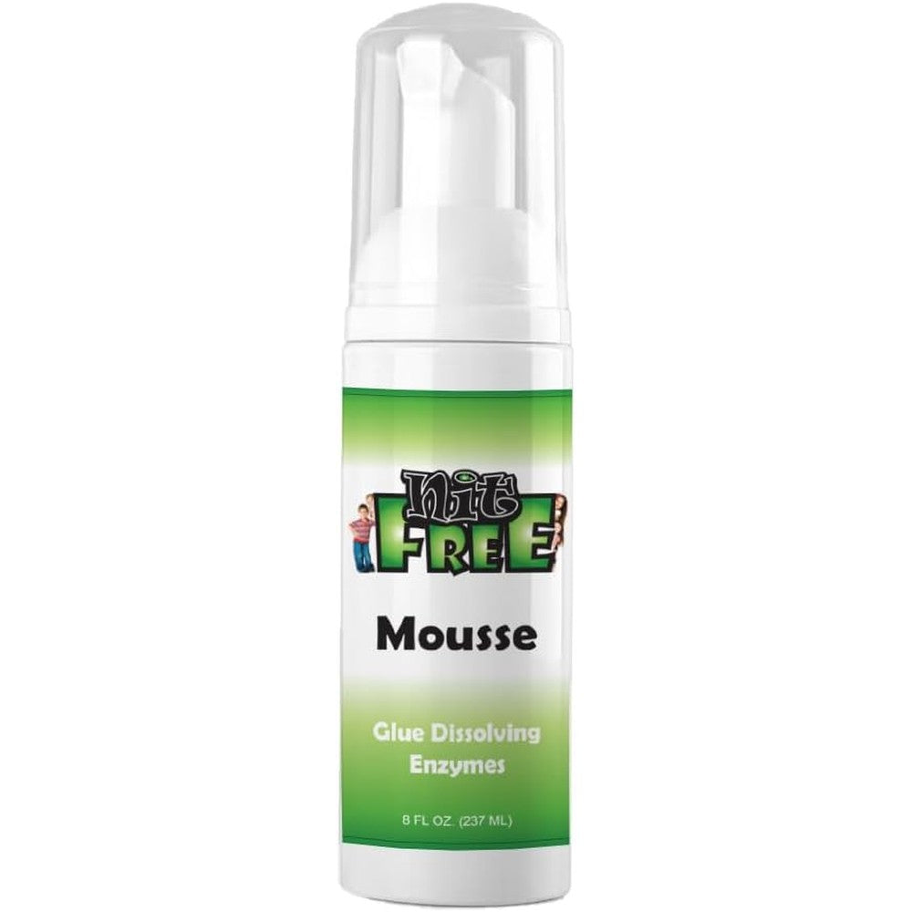 Nit Free Lice and Nit Eliminating Mousse 8 Ounce front view for lice treatment