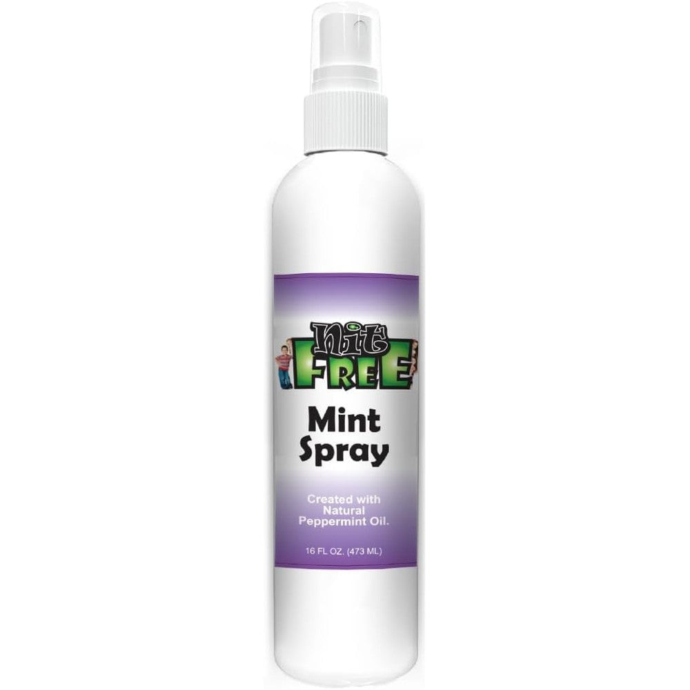 Nit Free Head Lice Mint Spray 16 Ounce front view natural repellent