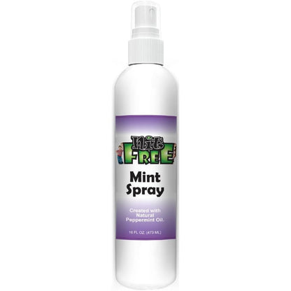 Nit Free Head Lice Mint Spray 16 Ounce front view natural repellent