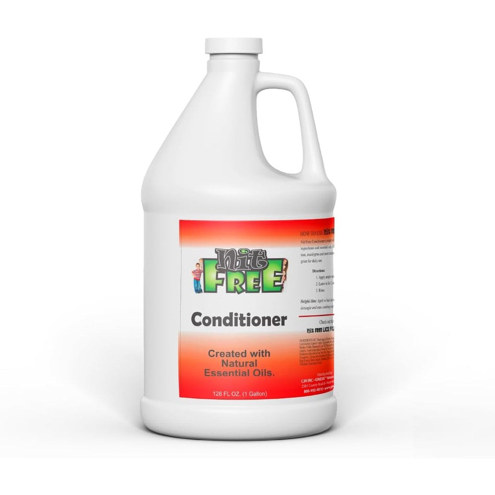 Nit Free Terminator Head Lice Conditioner one gallon bottle front view natural repellent