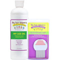 My Hair Helpers Dimethicone Oil and Nit Comb Kit front view for lice treatment.