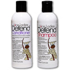 Lice Ladies Defend Shampoo and Conditioner set front view for kids lice prevention.