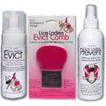 Lice Ladies Kids Lice Treatment Pack front view 3 piece kit