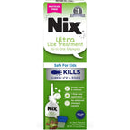 Nix Ultra Superlice Treatment shampoo bottle front view for lice removal.
