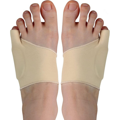 WooTshu Tailor Bunion Corrector front view showing silicone gel pad for pinky toe relief.