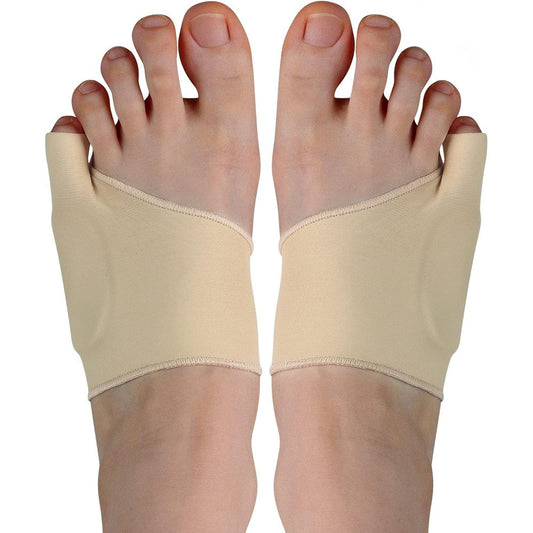 WooTshu Tailor Bunion Corrector front view showing silicone gel pad for pinky toe relief.
