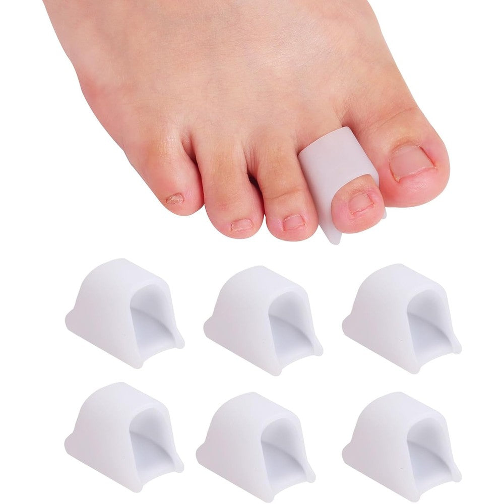 Nolimvita Hammer Toe Straightener front view showing medical grade silicone spacers.