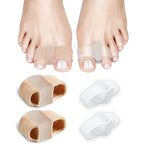 PGRODE toe separators for bunion correction front view showing nylon and gel loops.