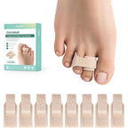 Welnove Hammer Toe Straightener 8 pack front view for toe alignment