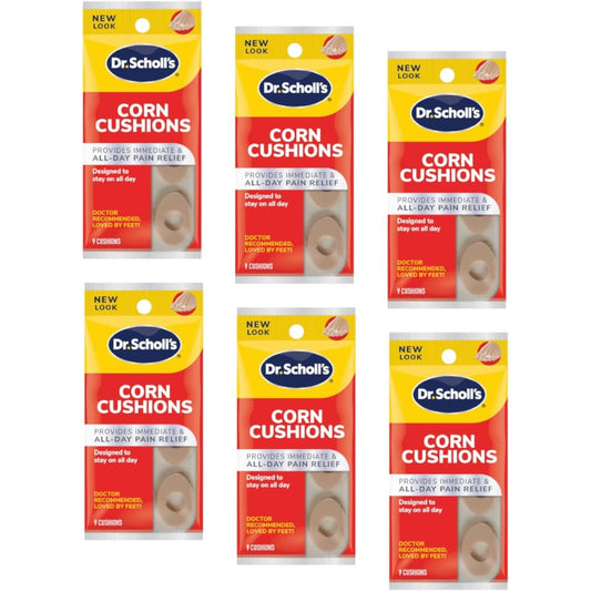 Dr. Scholl's Corn Cushions front view packaging for corn pain relief.