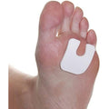 Dr. Jill's Wide Felt U-Shaped Callus Pads front view of adhesive foot cushions.