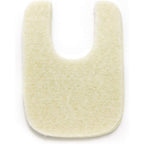 MARS Wellness Wide U Shaped Felt Callus Pads front view for foot pain relief