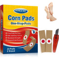 MYMULIKE Corn Removers for Feet front packaging view for foot care treatment.