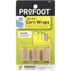 Profoot Vita-Gel Corn Wraps 3 count pack front view for toe protection.
