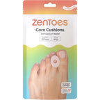 ZenToes Corn Pads for Toes 72 count pack front view for foot pain relief.