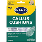 Dr. Scholl's Duragel Callus Cushions front packaging for foot pain relief.
