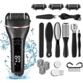 Generic electric callus remover front view with LED display