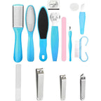 AECW Stainless Steel Pedicure Set front view professional foot care kit