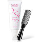 SAISZE Foot Callus Remover Gel 8 Ounce bottle with built-in brush applicator.
