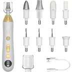 Mfish Electric Foot Callus Remover front view for professional pedicure.