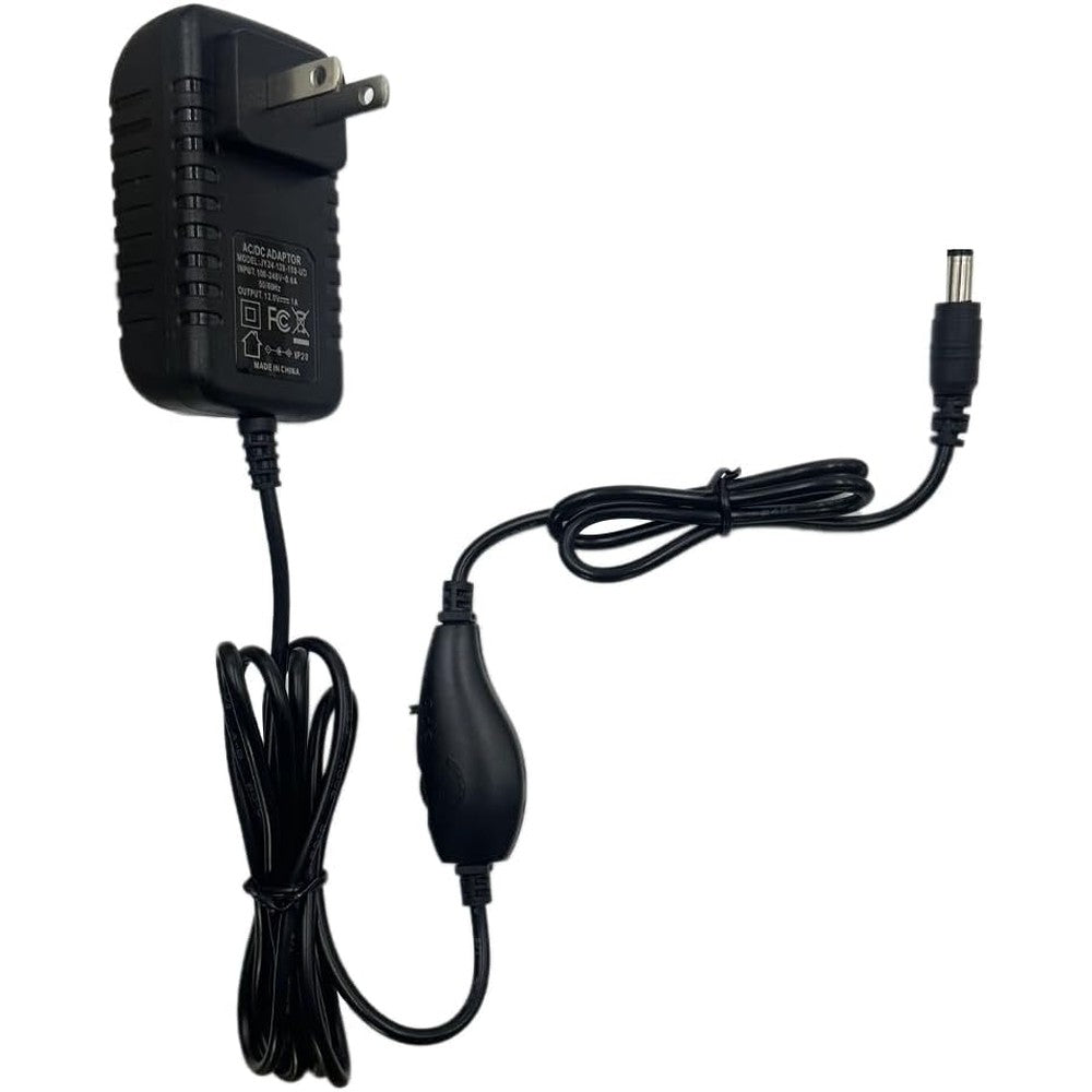 HayZbao 12V 1A power supply adapter front view for Dermave callus remover.