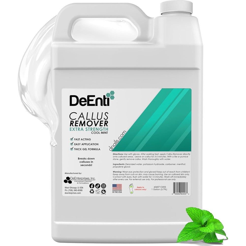 DeEnti Callus Remover Gel 128 ounce front view professional foot care