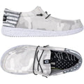 Howitzer Men's Roam Patriot Sneakers front view showcasing white camo print.