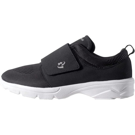 Silvert's Women's Lightweight Easy Walker Wide Shoes front view showing adjustable strap.