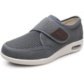 youyun Men's Diabetic Shoes front view showing adjustable Velcro straps.