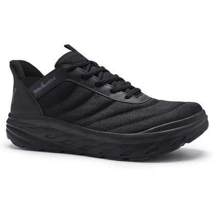 OrthoComfoot Men's Orthopedic Diabetic Wide Running Shoes front view for arch support.