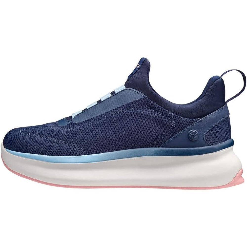 Silvert's Adaptive Clothing Women's Extra Wide Sneakers front view walking shoes.