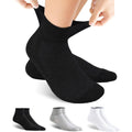 Forcool non binding diabetic ankle socks front view white color
