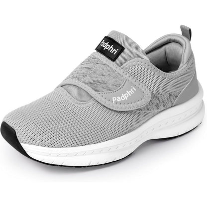 Padphri diabetic shoes for men front view extra wide width