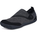 Sisttke Barefoot Diabetic Slippers front view showing wide toe box and mesh upper.