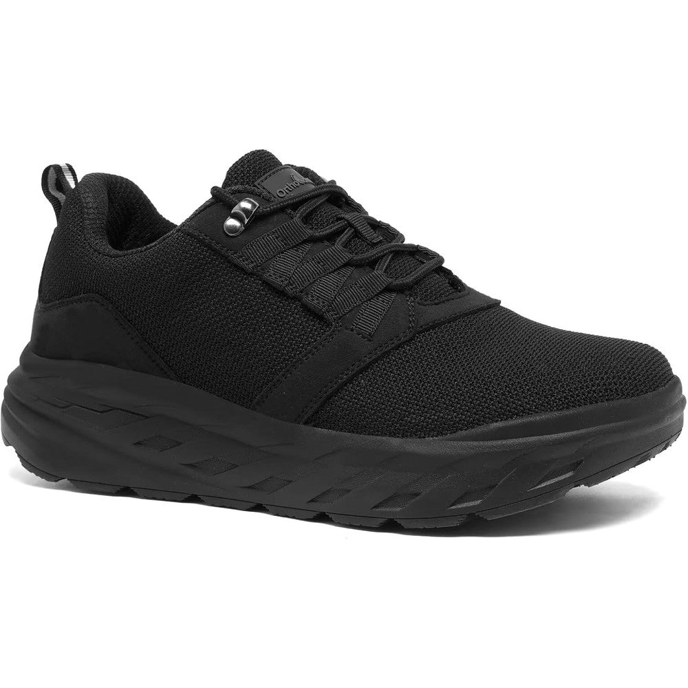 OrthoComfoot Men's Orthopedic Wide Walking Shoes front view for diabetic foot support.