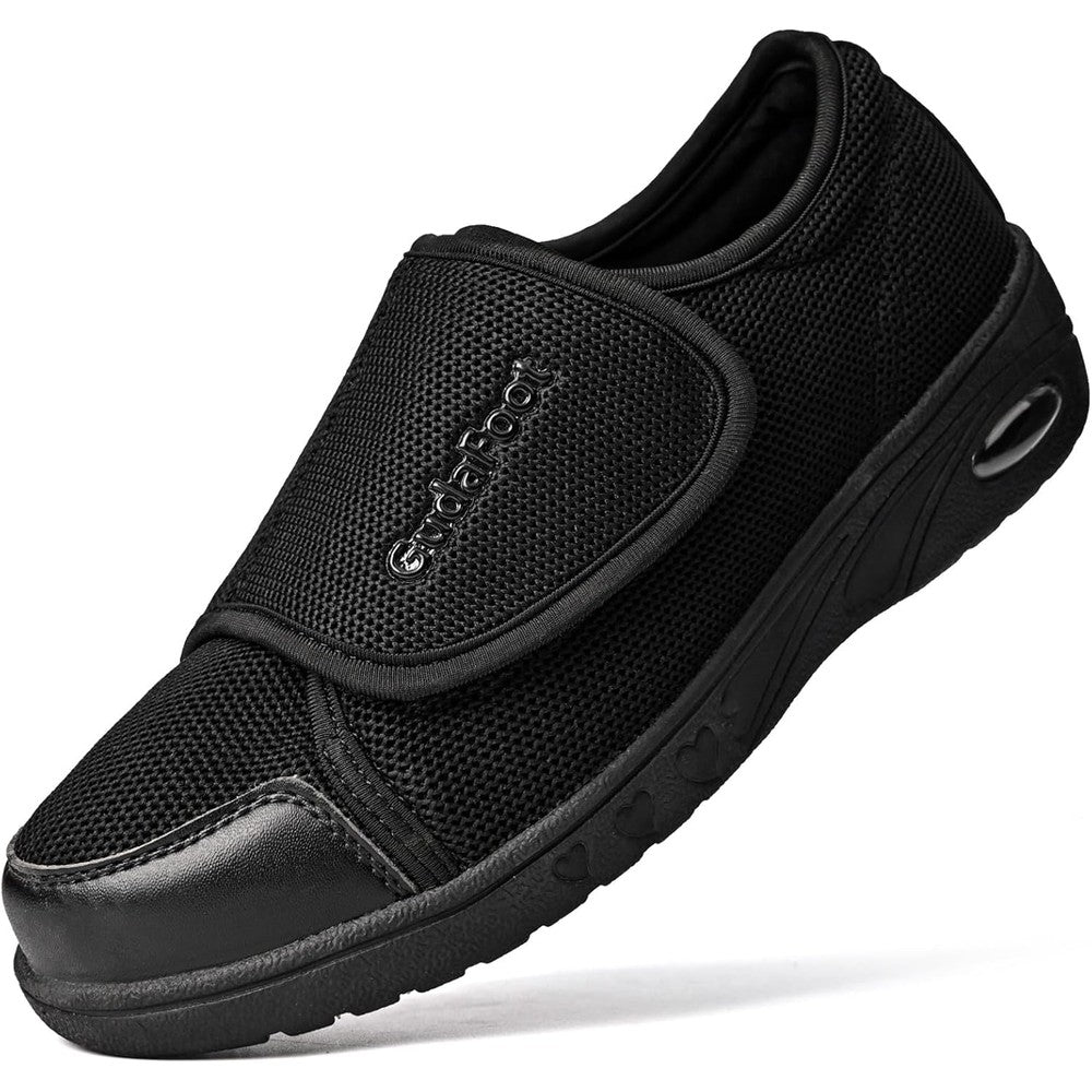 GudaFoot Women's Diabetic Shoes front view showing adjustable velcro straps.