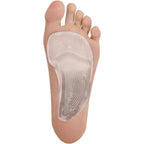 Dr. Frederick's Original Metatarsal and Arch Support Gel Pads front view clear silicone cushions