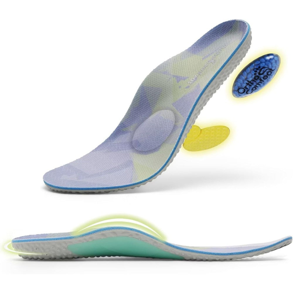 Kelaide Metatarsal Arch Support Insoles front view orthotic inserts